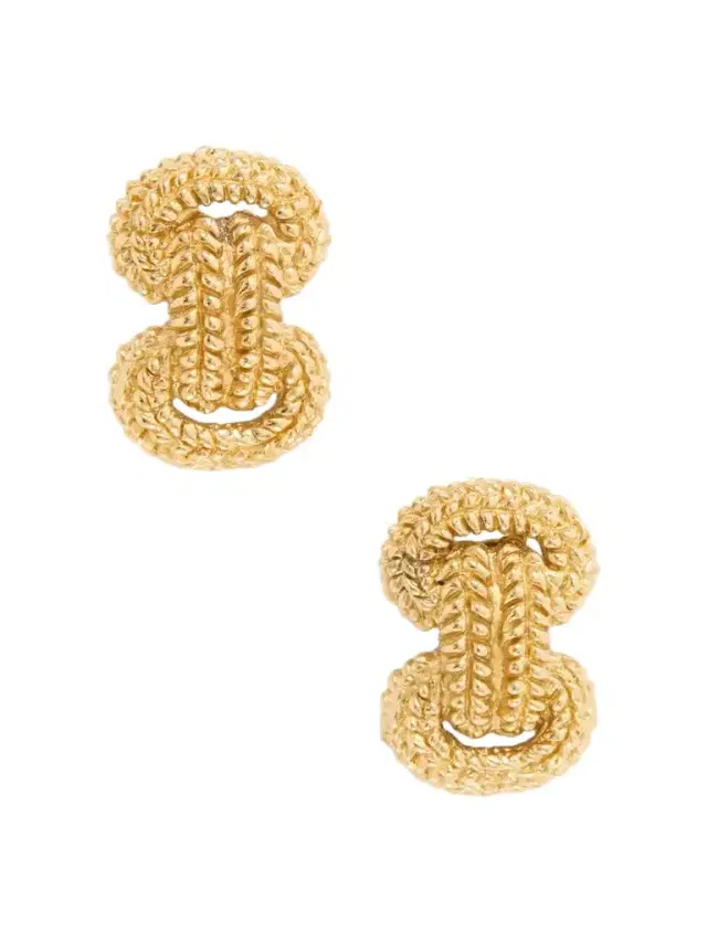 PAOLA SIGHINOLFI Maja 18-karat Gold-plated Pewter Earrings