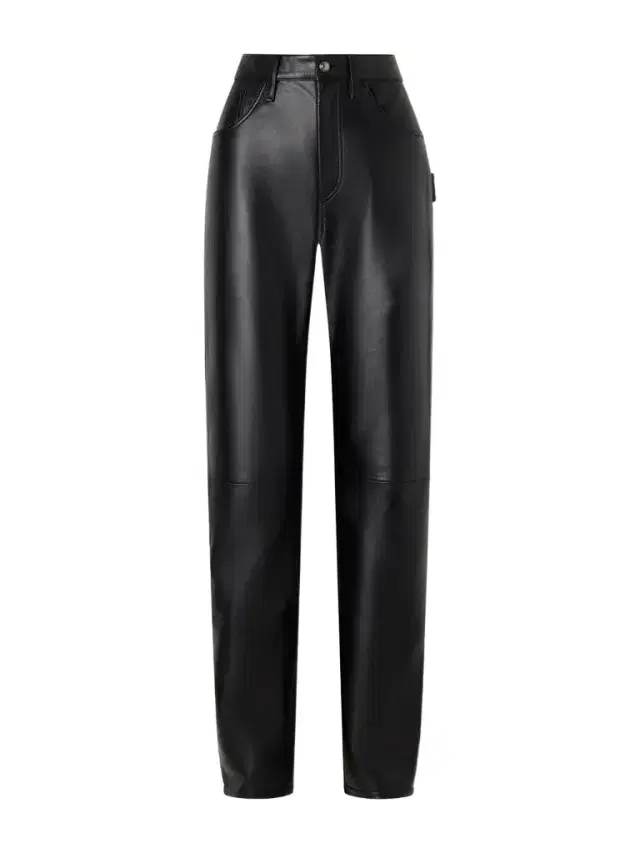 Mills Leather Straight-leg Pants