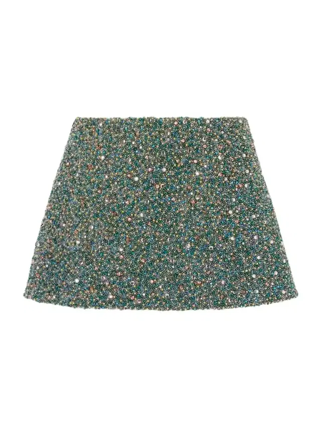 Clio Peppiatt Ayla Embellished Mini Skirt