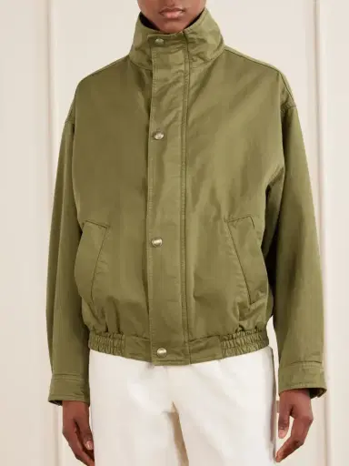Nili Lotan Klaire Cotton Shell Blouson Jacket | Thumbnail 3