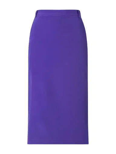 Alessandra Rich Silk-crepe De Chine Midi Skirt | Thumbnail 1