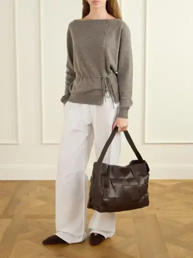 St. Agni Woven Large Leather Tote | Thumbnail 3