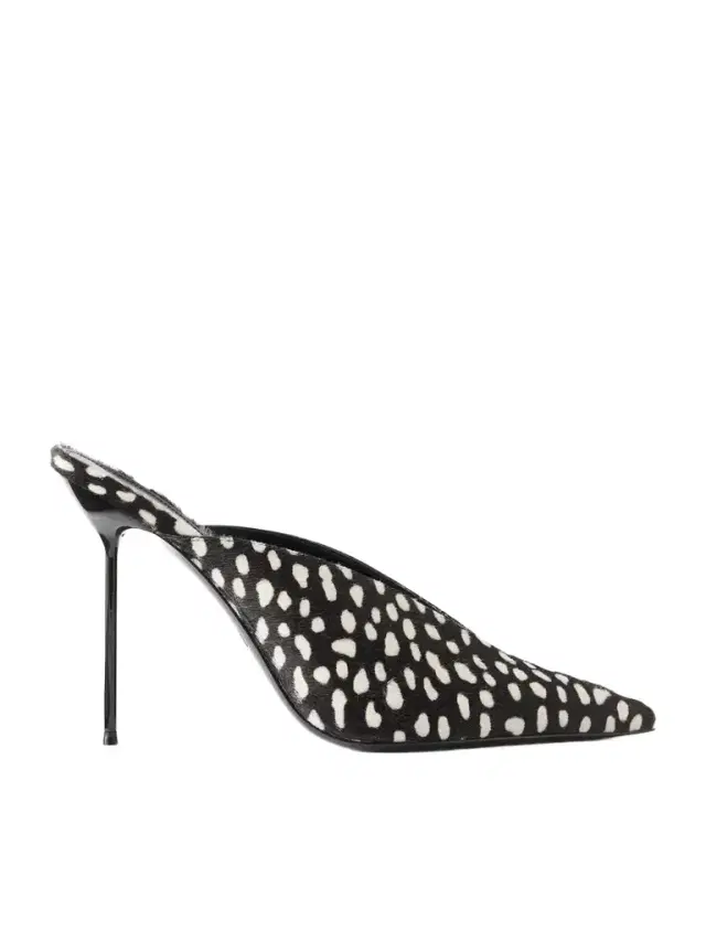 Lidia 105 Printed Calf Hair Mules