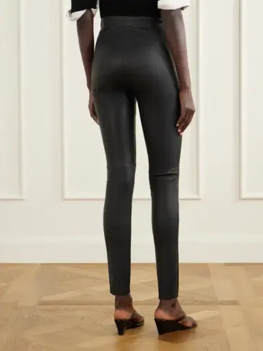 Joseph Paneled Stretch-leather Mid-rise Skinny-leg Pants | Thumbnail 4 Joseph Paneled Stretch-leather Mid-rise Skinny-leg Pants | Thumbnail 4