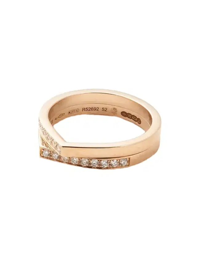 Repossi Antifer Heart 18-karat Rose Gold Diamond Ring