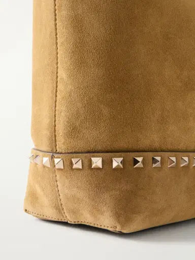 Valentino Garavani Rockstud Medium Suede Tote | Thumbnail 5