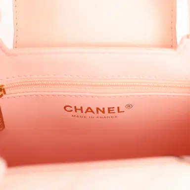 Chanel Chanel Small Kelly Shopper Pink Shiny Lambskin Gold Hardware | Thumbnail 9