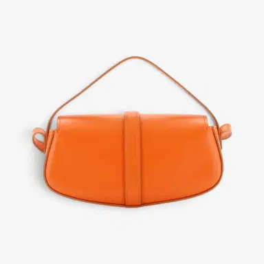 Celine Celine Tabou Orange Calfskin Smooth Leather Clutch Crossbody Bag by The Solist | Thumbnail 3