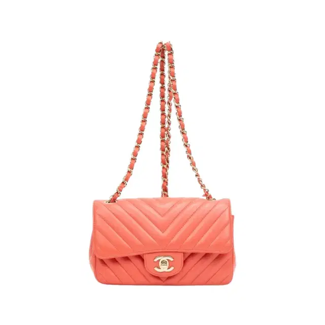 Chanel Chanel Classic Pink Lambskin Leather Single Flap Bag by The Solist