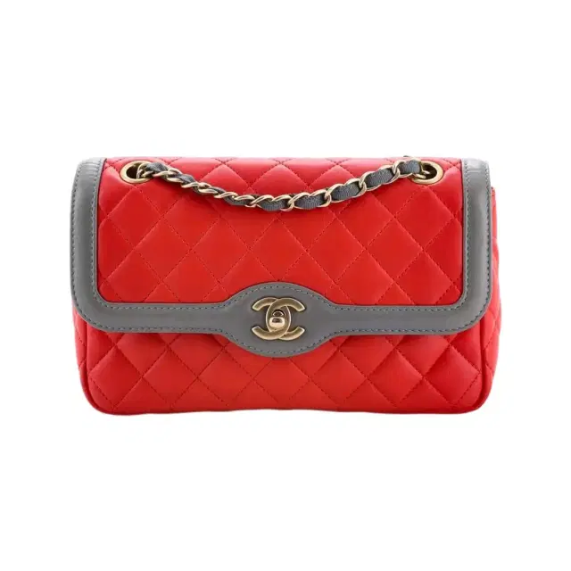 Chanel Chanel Classic Red Lambskin Leather Single Flap Bag by The Solist