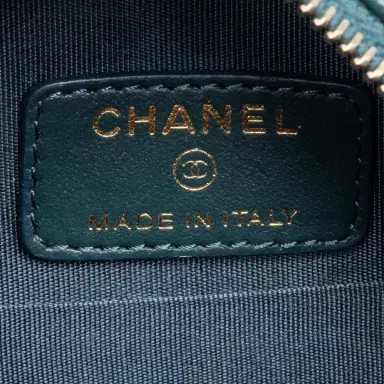 Chanel Chanel Dark Green Lambskin Leather Mini 19 Round Chain Clutch by The Solist | Thumbnail 10 Chanel Chanel Dark Green Lambskin Leather Mini 19 Round Chain Clutch by The Solist | Thumbnail 10