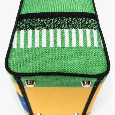 Dior Dior Lady D-Lite Yellow & Green Embroidered Canvas Medium Bag by The Solist | Thumbnail 8 Dior Dior Lady D-Lite Yellow & Green Embroidered Canvas Medium Bag by The Solist | Thumbnail 8