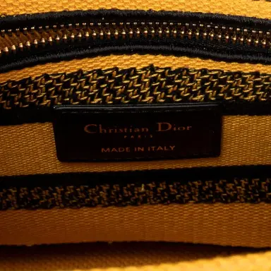 Dior Dior Lady D-Lite Yellow & Green Embroidered Canvas Medium Bag by The Solist | Thumbnail 10 Dior Dior Lady D-Lite Yellow & Green Embroidered Canvas Medium Bag by The Solist | Thumbnail 10