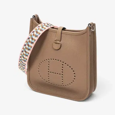 HERMÈS Hermès Evelyne Beige de Weimar Maurice Leather Crossbody Bag by The Solist | Thumbnail 2