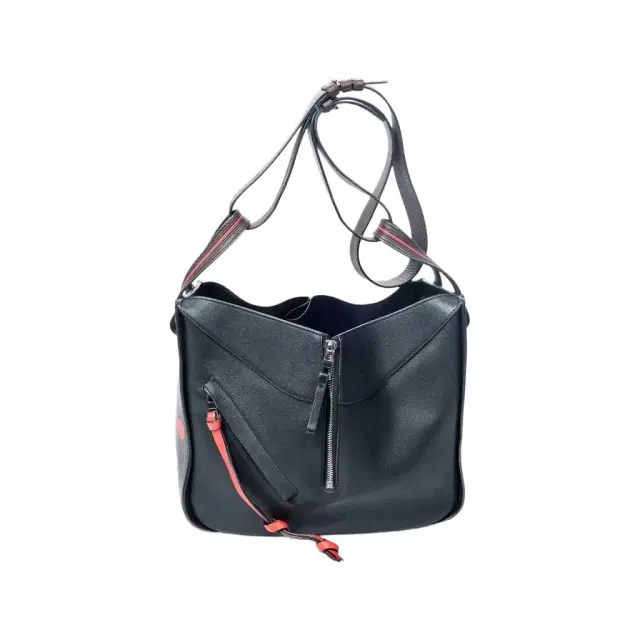Loewe Loewe Polka Dot Black Calfskin Leather Small Hammock Bag by The Solist