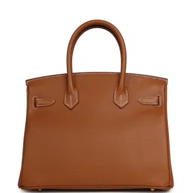 HERMÈS Hermes Birkin 30 Gold Epsom Gold Hardware | Thumbnail 4