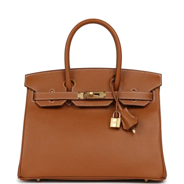 HERMÈS Hermes Birkin 30 Gold Epsom Gold Hardware