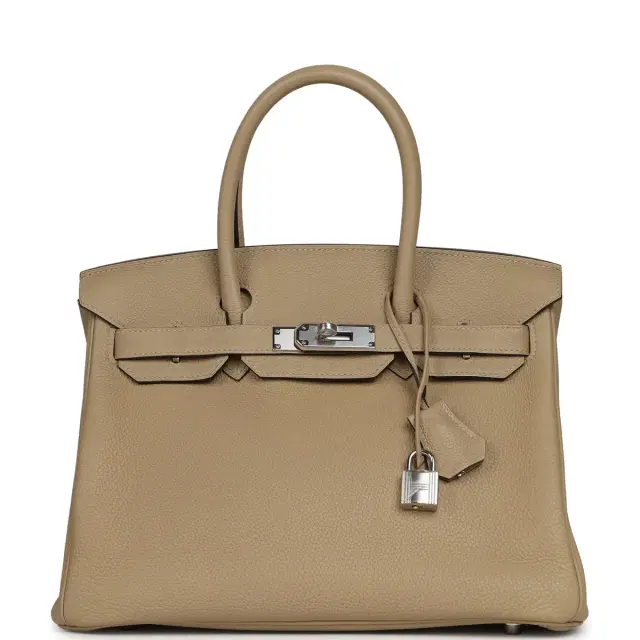 HERMÈS Hermes Birkin 30 Trench Togo Palladium Hardware