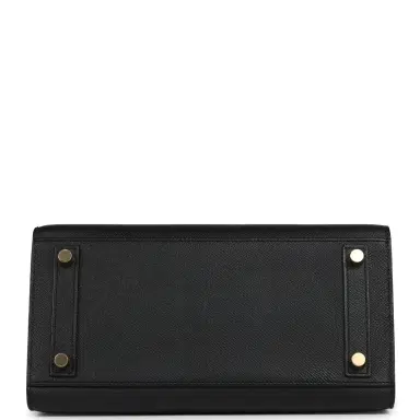 HERMÈS Hermes Birkin Sellier 25 Black Epsom Gold Hardware | Thumbnail 6 HERMÈS Hermes Birkin Sellier 25 Black Epsom Gold Hardware | Thumbnail 6