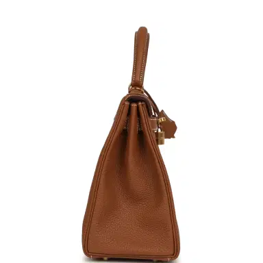 HERMÈS Hermes Kelly Retourne 28 Gold Togo Gold Hardware | Thumbnail 3