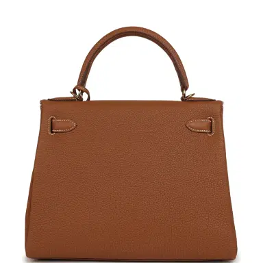 HERMÈS Hermes Kelly Retourne 28 Gold Togo Gold Hardware | Thumbnail 4