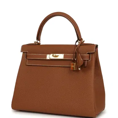 HERMÈS Hermes Kelly Retourne 28 Gold Togo Gold Hardware | Thumbnail 5