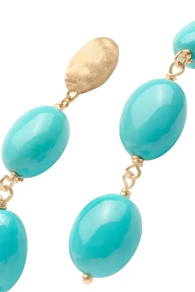 MARCO BICEGO Turquoise Siviglia Drop Earrings | Thumbnail 3 MARCO BICEGO Turquoise Siviglia Drop Earrings | Thumbnail 3