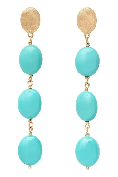MARCO BICEGO Turquoise Siviglia Drop Earrings | Thumbnail 1 MARCO BICEGO Turquoise Siviglia Drop Earrings | Thumbnail 1