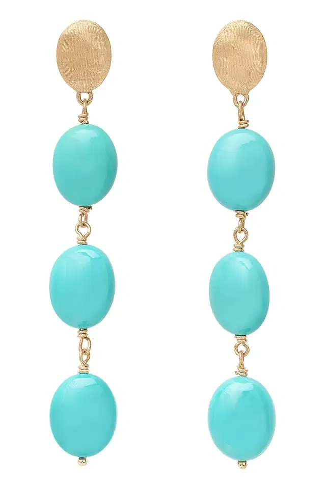 MARCO BICEGO Turquoise Siviglia Drop Earrings