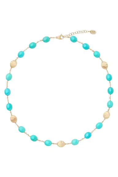 MARCO BICEGO Turquoise Siviglia Necklace | Thumbnail 1 MARCO BICEGO Turquoise Siviglia Necklace | Thumbnail 1