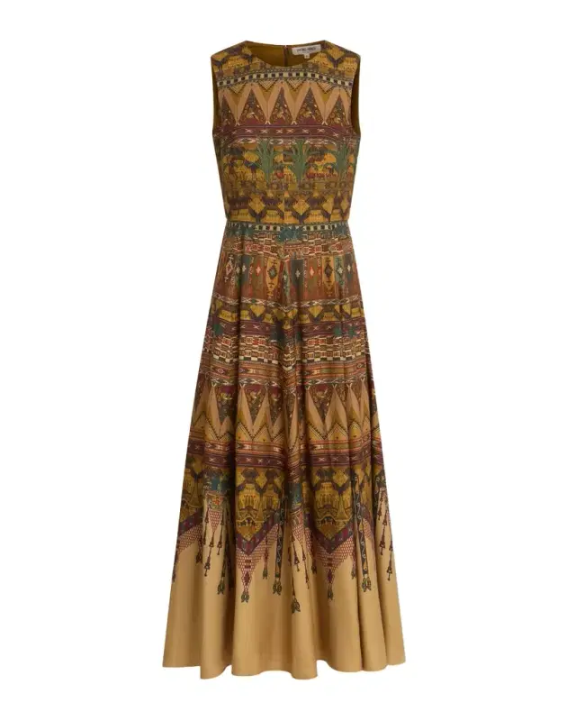 Emporio Sirenuse Clodette Dress in Desert Print