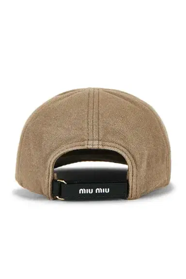 Miu Miu Drill Washed Soft Calf Baseball Cap | Thumbnail 2