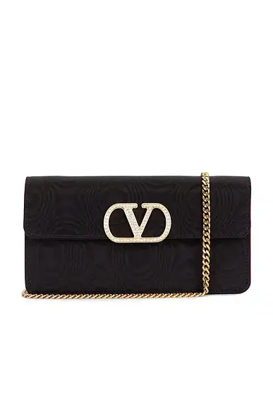 Valentino Garavani Vlogo Signature Wallet With Strap