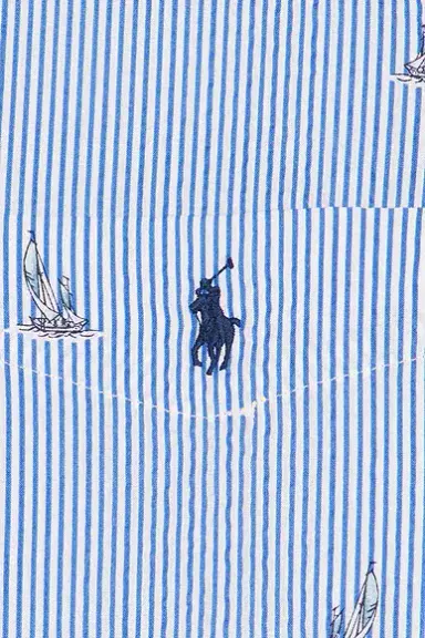 Polo Ralph Lauren Seersucker Sailboat Print Andy Camp Shirt | Thumbnail 5 Polo Ralph Lauren Seersucker Sailboat Print Andy Camp Shirt | Thumbnail 5