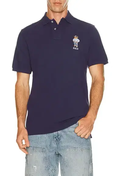 Polo Ralph Lauren Novelty Denim Bear Polo | Thumbnail 1