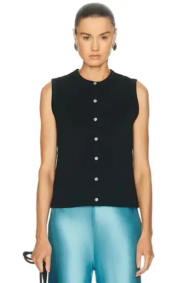 FLORE FLORE Poppy Sleeveless Cardigan | Thumbnail 1