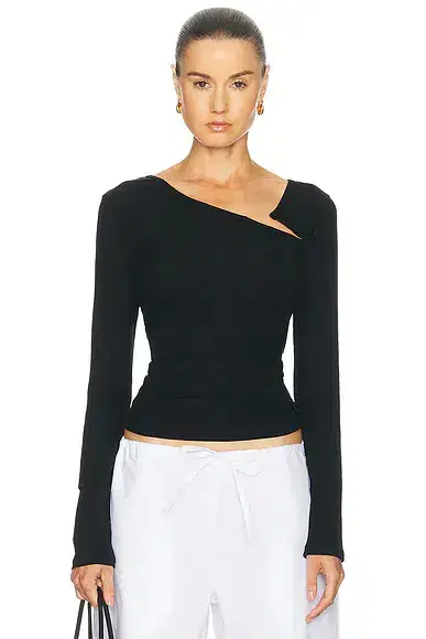 Deiji Studios Shoulder Tie Top