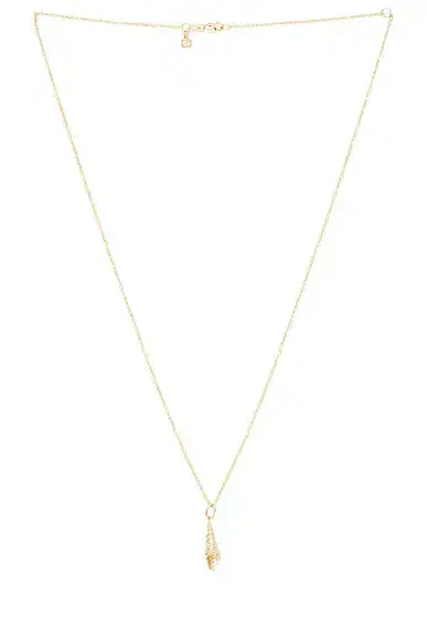 Sydney Evan Long Shell Charm Necklace