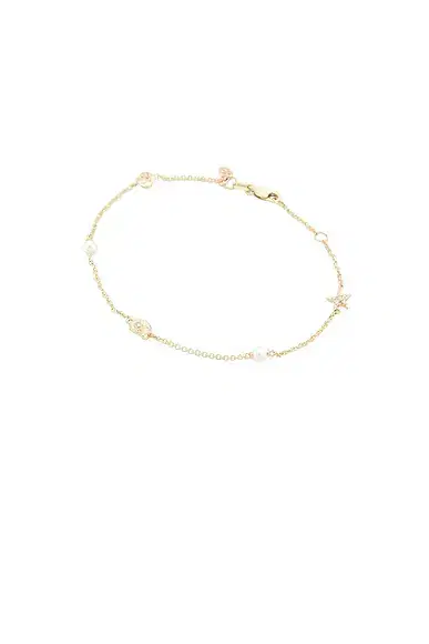 Sydney Evan Shells Chain Bracelet