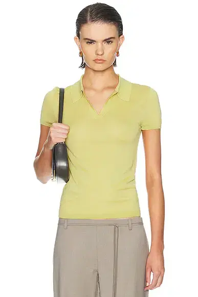 EAVES Emaw Knit Polo