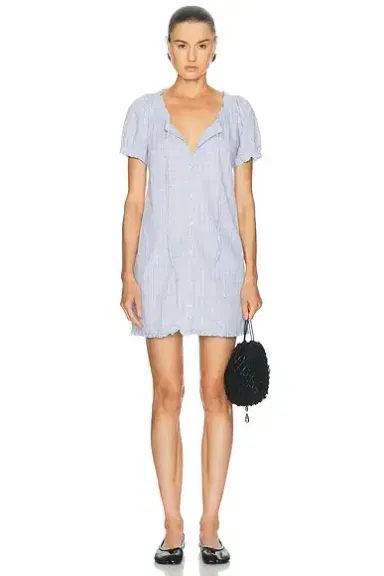 Deiji Studios Buttoned Mini Dress | Thumbnail 1