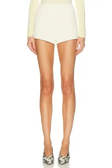 EAVES Naftali Polished Crepe Mini Short | Thumbnail 1 EAVES Naftali Polished Crepe Mini Short | Thumbnail 1