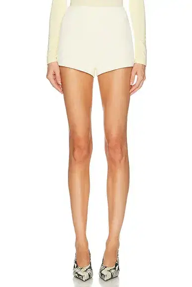 Naftali Polished Crepe Mini Short