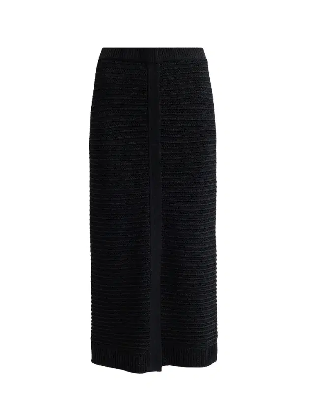 Misook Women's Ottoman Knit Midi Skirt - Black