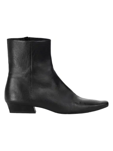 Staud Women's Wally 25MM Leather Ankle Boots - Black | Thumbnail 1 Staud Women's Wally 25MM Leather Ankle Boots - Black | Thumbnail 1