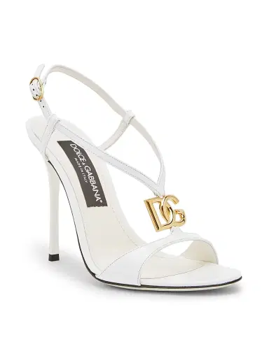 Dolce & Gabbana Women's Vernice 105MM Patent Leather Stiletto Sandals | Thumbnail 2 Dolce & Gabbana Women's Vernice 105MM Patent Leather Stiletto Sandals | Thumbnail 2