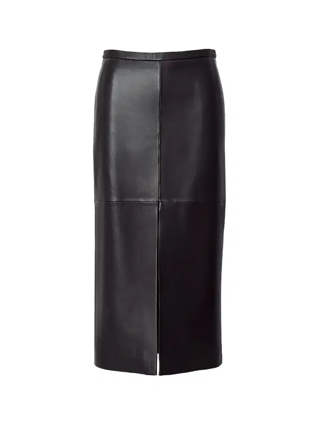 Women's Bessie Leather Midi Skirt