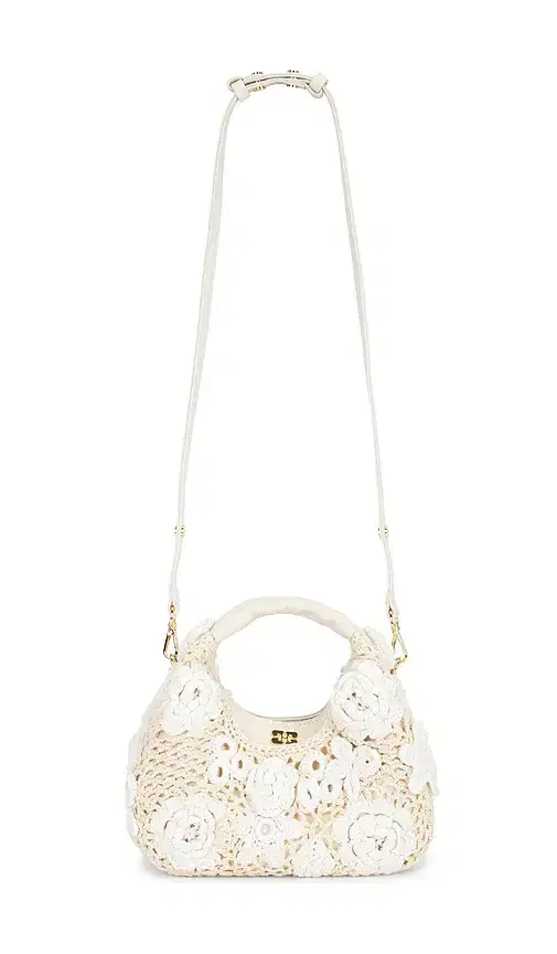 Ganni Hobo Mini Crochet Bag