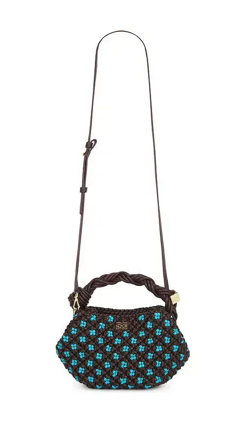 Ganni Bou Mini Braided Bag