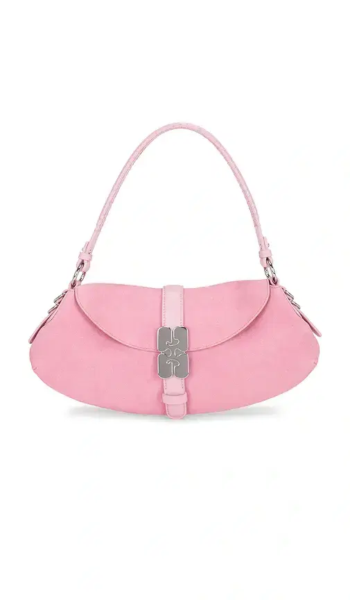 Ganni B-kat Suede Bag